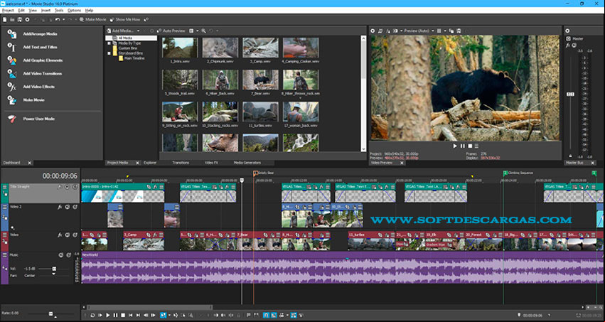 Novedades de MAGIX VEGAS Movie Studio Platinum 17