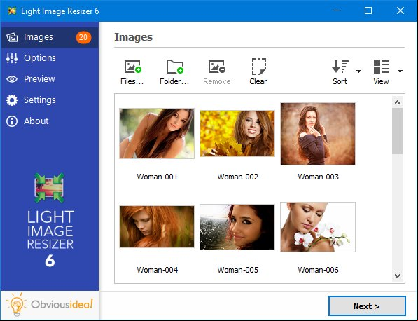 Qué hay de nuevo de Light Image Resizer Portable versión 6